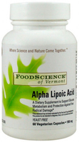 Foodscience of Vermont Alpha Lipoic Acid (100 mg,  60 Vegetarian Capsules)