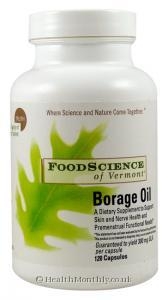 Foodscience of Vermont Borage Oil (120 Capsules)
