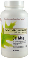Foodscience of Vermont Cal Mag (90 Tablets)