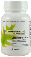 Foodscience of Vermont CoEnzyme Q10 (30 mg,  60 Capsules)