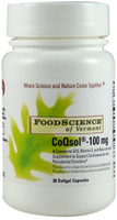Foodscience of Vermont CoQsol (100 mg,  30 Softgel Capsules)