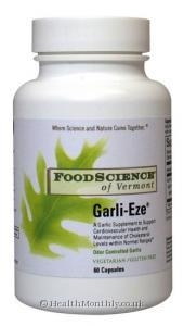Foodscience of Vermont Garli-Eze (Gluten Free,  60 Vegetarian Capsules)