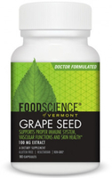 Foodscience of Vermont Grape Seed 100 mg (Vegetarian,  90 Capsules)