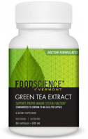 Foodscience of Vermont Green Tea Extract (500 mg,  60 Vegetarian Capsules)