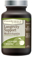FoodScience of Vermont Longevity Support Multivitamin (120 Capsules)