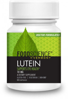 Foodscience of Vermont Lutein (10 mg,  60 Vegetarian Capsules)