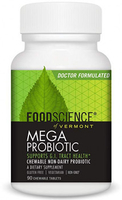 Foodscience of Vermont Mega Probiotic Chewable (90 Orange Chewable Vegetarian Tablets)
