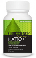 Foodscience of Vermont Natto + (Yeast Free,  60 Enteric Capsules)