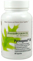 Foodscience of Vermont Pycnogenol-50 (50 mg,  30 Capsules)