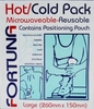 Fortuna Hot Cold Pack Microwaveable - Reusable Large (size Large 260mm x 150mm)