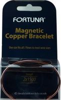 Fortuna Magnetic Copper Bracelet Plain (One Size Fits All/ Flexes To Most Wrist Sizes)