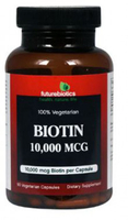 Futurebiotics Biotin (10, 000 mcg,  90 Vegetarian Capsules)