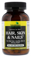FutureBiotics Hair,  Skin & Nails Nutrition For Men (1500 mcg,  135 Tablets)