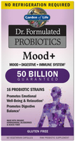 Garden of Life Dr. Formulated Probiotics Mood+ (Shelf-stable,  50 Billion CFU,  60 Vegetarian Capsules)