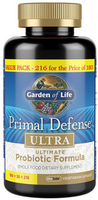 Garden of Life Primal Defense Ultra Ultimate Probiotic Formula (216 UltraZorbe Vegetarian Capsules)