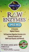 Garden of Life Raw Enzymes Men (90 UltraZorbe Vegetarian Capsules)