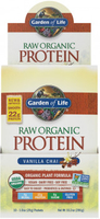 Garden of Life Raw Organic Protein Powder (Vanilla Spiced Chai,  10 x 29 g Packets)