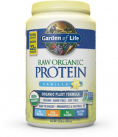 Garden of Life RAW Organic Protein Vanilla (624 g Vegan Powder)