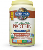 Garden of Life RAW Organic Protein Vanilla Chai (580 g Vegan Powder)