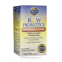 Garden of Life RAW Probiotics Women 50 & Wiser (90 Vegetarian Capsules)