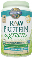 Garden of Life Raw Protein & Greens Organic Powder (Lightly Sweet,  651g)