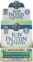 Garden of Life Raw Protein & Greens Powder (Vanilla Flavour,  10 x 28 g Packets)
