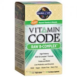Garden of Life Vitamin Code Raw B Complex (120 Vegetarian Capsules)