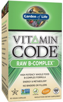 Garden of Life Vitamin Code Raw B-Complex (60 Vegetarian Capsules)