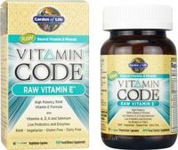 Garden of Life Vitamin Code Raw Vitamin E (60 Ultra Zorbe Vegan Capsules)