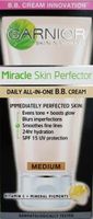 Garnier Miracle Skin Perfector Daily BB Cream Medium (Medium,  SPF 15 50ml - CLEARANCE ITEM)