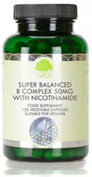 G&G Vitamin B-Complex 50 MG with Nicotinamide (120 Vegetable Capsules)