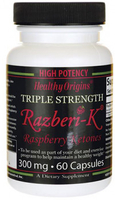 Healthy Origins Triple Strength Razberi-K Raspberry Ketones (300 mg,  60 Capsules)