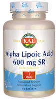 Kal Alpha Lipoic Acid SR (Sustained Release,  600 mg,  60 Tablets)