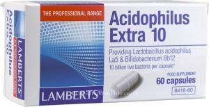 Lamberts Acidophilus Extra 10 (60 Capsules)