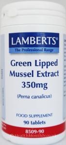Lamberts Green Lipped Mussel Extract (350mg 90 Tablets)