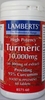 Lamberts High Potency Turmeric 10, 000mg (500mg as extract 60 Tablets)