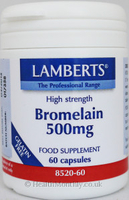 Lamberts High Strength Bromelain 500mg (60 Capsules)