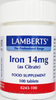 Lamberts Iron (14mg (As Citrate),  100 Tablets)