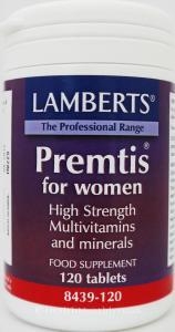 Lamberts Premtis (for women of menstruating age) (120 Tablets High Strength Multivitamin and Minerals)