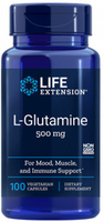 Life Extension L-Glutamine (500 mg,  100 Capsules)