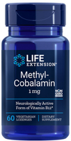 Life Extension Methylcobalamin (1 mg,  60 Vegetarian Lozenges)