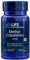 Life Extension Methylcobalamin (60 Vegetarian Lozenges)