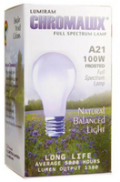 Lumiram Chromalux Full Spectrum Light Bulb A21 Frosted (100 Watts)