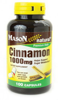 Mason Natural Cinnamon (1000 mg,  100 Capsules)