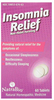 NatraBio Insomnia Relief Non-Habit Forming (60 Tablets)
