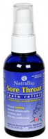 NatraBio Sore Throat Spray,  Temporarily Relieve (120 ml)