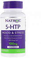 Natrol 5-HTP (Mood & Stress,  Extra Strength,  100 mg,  30 Capsules)