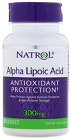 Natrol Alpha Lipoic Acid (Antioxidant Protection,  300 mg,  50 Capsules)