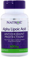 Natrol Alpha Lipoic Acid (Antioxidant Protection,  600 mg,  30 Capsules)