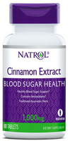 Natrol Cinnamon Extract (1000 mg,  80 Vegetarian Tablets)